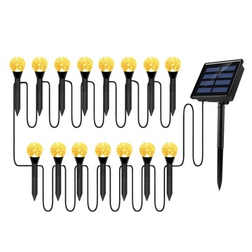 Solar Bubbles Lawn Lamp String Set Outdoor