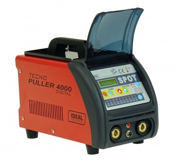 СПОТТЕРНЫЙ СВАРОЧНЫЙ АППАРАТ TECNO PULLER 4000 ЦИФРОВОЙ 230 В 10 кВт 2200 А + ИДЕАЛЬНАЯ ТЕЛЕЖКА