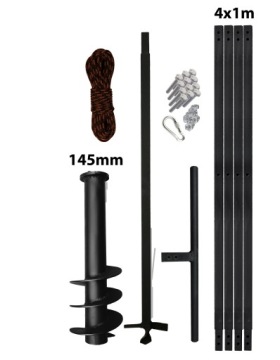 Wiertnica ręczna do studni 145mm 5m