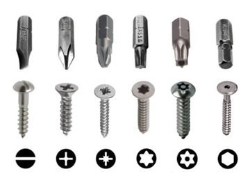 НАБОР БИТ ДЛЯ ОТВЕРТОК IMBUS TORX 100 шт.