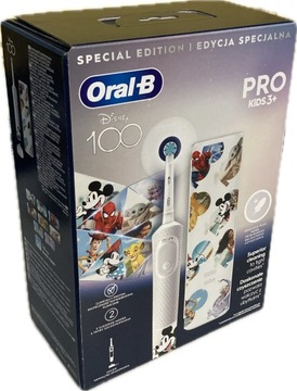 Elektryczna szczoteczka do zębów Oral-B Vitality PRO Kids Disney 100 z etui