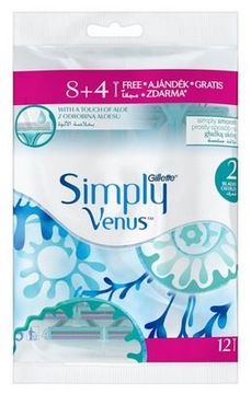 Gillette VENUS Simply 2 Maszynka do golenia 12 szt