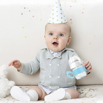 БУТЫЛОЧКА НА РУЧКЕ ДЛЯ КОРМЛЕНИЯ, 4 ШТ.