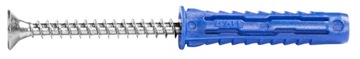 Kołek uniwersalny 6x50 z wkrętem 4,5x60 4ALL-06050+4560 /50szt./