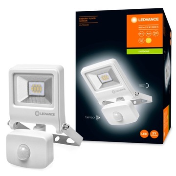 Naświetlacz LED 10W 3000K CZUJNIK RUCHU LEDVANCE
