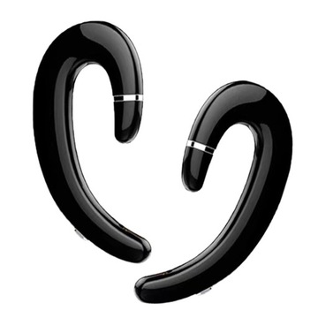 Słuchawki Bluetooth 5.0 z zaczepem na ucho Bezbolesne noszenie Wbudowany w kolorze czarnym
