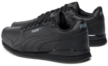 Мужская спортивная обувь Puma St Runner удобные кроссовки черные 44.5