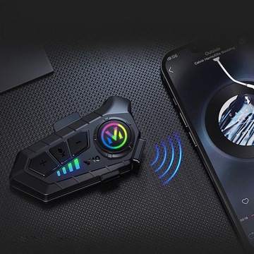 INTERKOM MOTOCYKLOWY Słuchawki Bluetooth 5.3 Y10