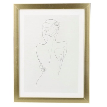 РАМКА ДЛЯ ФОТОГРАФИИ 18Х24 СМ ЗОЛОТАЯ