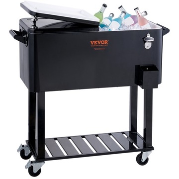 Wózek Do Serwowania 930 x 460 x 890 mm Ciężarówka Chłodnicza 80QT