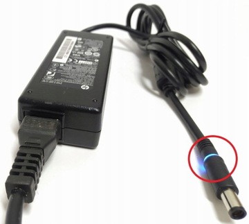 Oryg. zasilacz HP 19V 4.74A 90W, 7.4*5.0 1.7m, LED