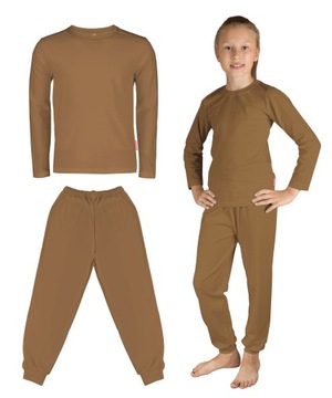 КОМПЛЕКТ КОРИЧНЕВЫЕ БРЮКИ И БЛУЗКА ДЛЯ ШКОЛЫ ДЕТСКИЙ САД КОСТЮМ ЕЛКА 116