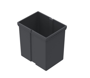 Pojemnik na odpady 29L antracyt 225x304x460 HETTIC