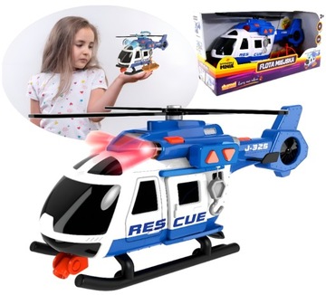 Helikopter Flota Miejska Latająca Świecąca Śmigłowiec dla dzieci prezent