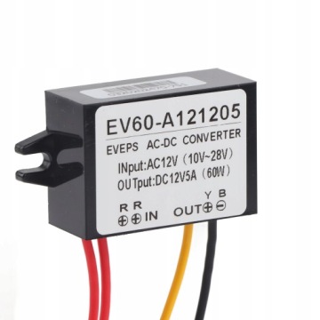 ПРЕОБРАЗОВАТЕЛЬ ПЕРЕМЕННОГО ТОКА 10-28В В ПОСТОЯННЫЙ ТОК 12В