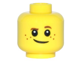 LEGO Główka Głowa 3626cpb1508 Piegi