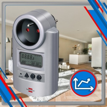 СЧЕТЧИК ПОТРЕБЛЕНИЯ ЭНЕРГИИ Primera Line PM 231 BRENNENSTUHL + АККУМУЛЯТОРЫ