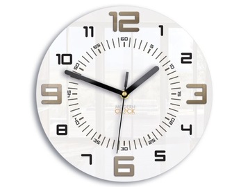 Zegar Ścienny ARMANDO Metalic Tortora 28 cm DESIGN