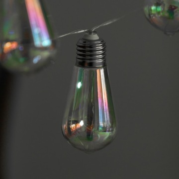 Садовая гирлянда на солнечных батареях, 20 декоративных светодиодных лампочек с цепочкой, 5,8 м