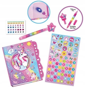 Секретный дневник примечаний для девочек Unicorn Magic Pop пароль