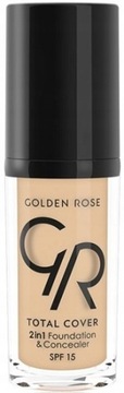 GOLDEN ROSE Total Cover, Podkład + Korektor 2w1 02