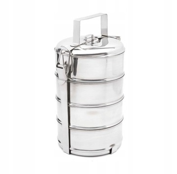 Termos obiadowy menażka czworak 4cz. 4l 16cm stal