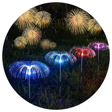 2Szt LAMPA SOLARNA OZDOBA OGRODOWA MEDUZA LAMPKA
