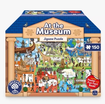 Puzzle z plakatem W MUZEUM 150el 88x61cm