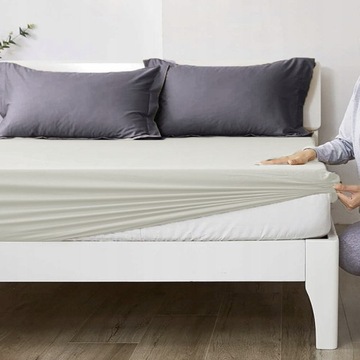 Простыня ДЖЕРСИ на резинке, Высокое качество, 220х200.