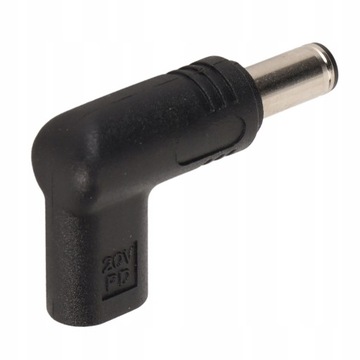 Адаптер USB типа C «мама» на 6,0 x 3,7 мм, 100 Вт