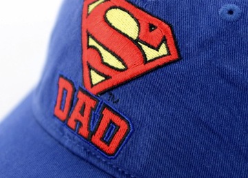 Czapka z daszkiem męska młodzieżowa Superman DAD DC-Comics 54-59cm Wyszycie