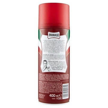 Пена для бритья Proraso Hard beard red line (400 мл)