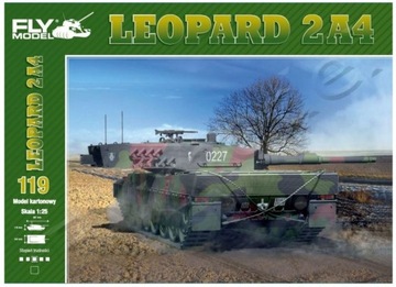 Leopard 2A4 1/25 Fly Model 119 kartonówka