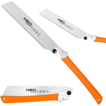 NEO ЯПОНСКАЯ РУЧНАЯ ПИЛА ТОЧНАЯ РЕЗКА 11 TPI СКЛАДНАЯ 275 ММ 44-610