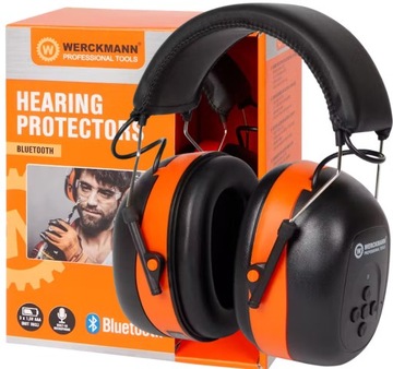 Słuchawki ochronne nauszniki ochronniki słuchu BEZPRZEWODOWE Bluetooth