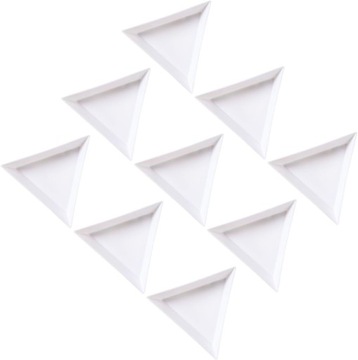 160 шт., треугольные заколки для волос с треугольными пластинами, коричневые кончики