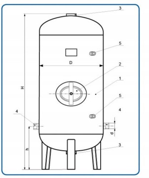 БАК ГИДРОФОР ОЦИНКОВАННЫЙ WIMEST 200Л + АКСЕССУАРЫ