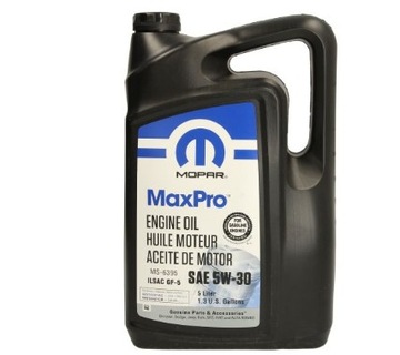 MOPAR MAXPRO 5W30 ILSAC GF-5 MS-6395 5L SYNTETYK