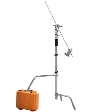 GlareOne Fatboy – statyw typu c-stand do 20kg, do 320cm z wysięgnikiem