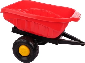 БОЛЬШОЙ ПЕДАЛЬНЫЙ ТРАКТОР С ПРИЦЕПОМ ДЛЯ ДЕТЕЙ