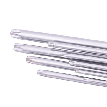 Klucze TORX Cr.V. długie TH10-50 otwór + RĄCZKA