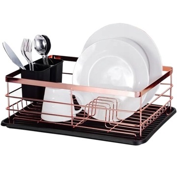 OCIEKACZ SUSZARKA DO NACZYŃ JEDNOPOZIOMOWA MIEDZIANA POJEMNA