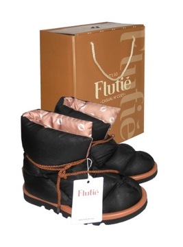 BUTY DAMSKIE SASZKI CZARNE FLUFIE PILLOW r. 38