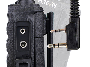 Retevis RT24 Walkie Talkie, Radiotelefon PMR446 z zestawem słuchawkowym,3KM