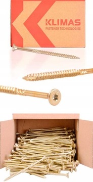 ВИНТЫ СТОЛЯНЫЕ 6х60 TORX С КОНИЧЕСКОЙ ГОЛОВКОЙ 100ШТ.