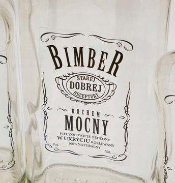 BIMBER - Ostatnie Namaszczenie - 20x etykiet.