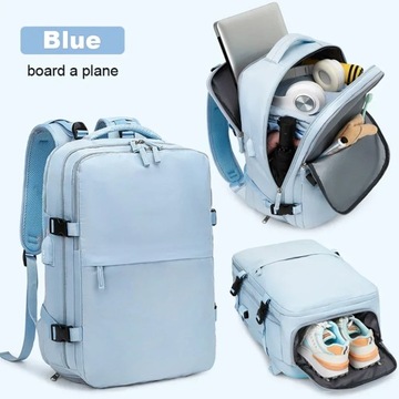 Plecak kabinowy plecak podróżny samolotu plecak na laptopa wielofunkcyjny