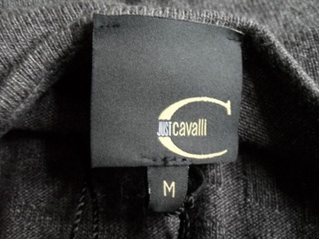 JUST CAVALLI ORYGINALNY SWETER MĘSKI ROZMIAR M