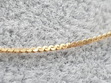 Złoty łańcuszek PR. 750 W. 2,03 g DŁ. 50 cm