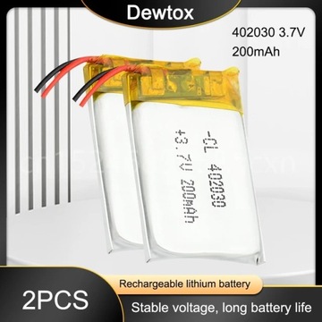 Аккумулятор Li-Poly 200 мАч 3,7 В 402030